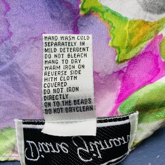 Diane Gilman Silk Scarf - Picture 5 of 12